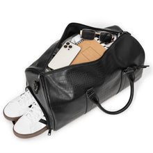 Load image into Gallery viewer, Vintage Croc Leather Travel Bag
