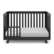 Load image into Gallery viewer, Black Wooden Crib
