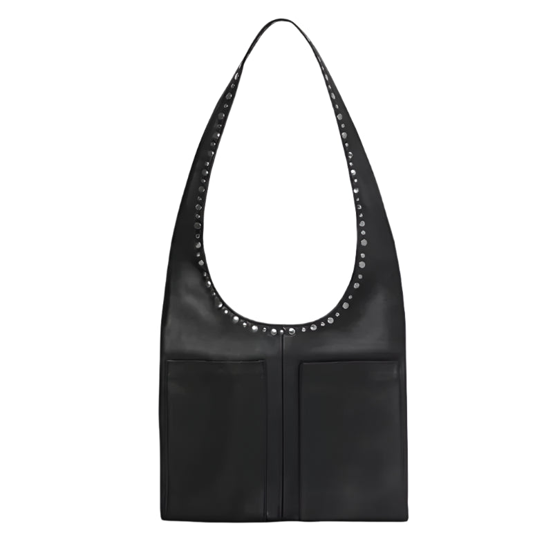 Retro Rivet Shoulder Bag