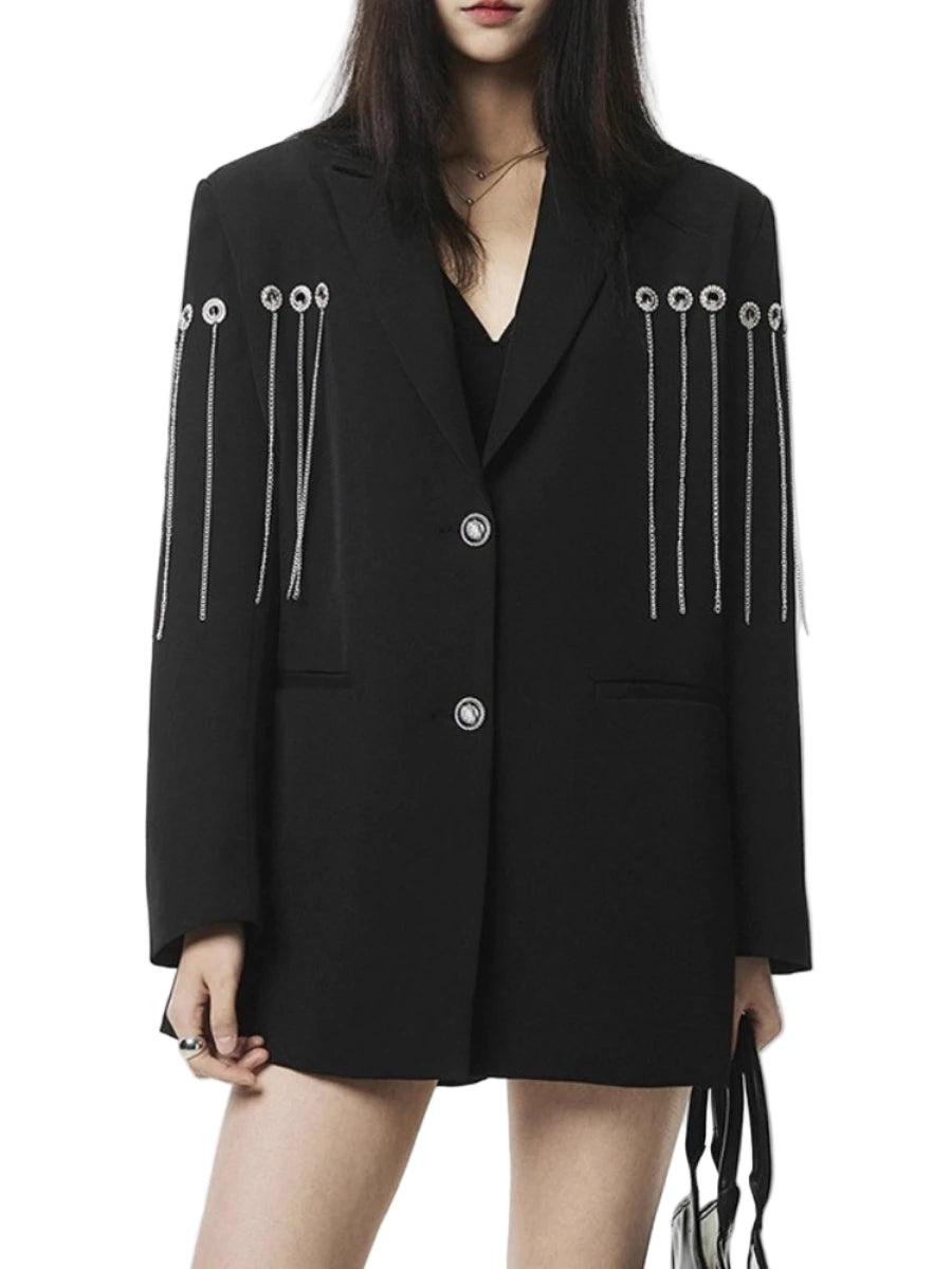 Diamond Tassel Blazer