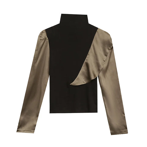 Ruffle Sleeve Patch Top-Modern Baby Las Vegas