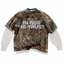 Load image into Gallery viewer, In GOD we trust camo Top
