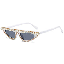 Load image into Gallery viewer, Crystal Diamond Cat Eye Sunglasses | Modern Baby Las Vegas
