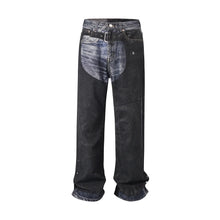 Load image into Gallery viewer, Vintage Western Printed Trouser Denim Jeans
