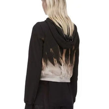 Load image into Gallery viewer, Tie-Dye Flame Sweat Jacket
