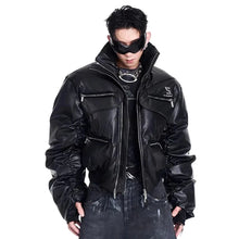 Load image into Gallery viewer, Double Zipper Leather Coat
