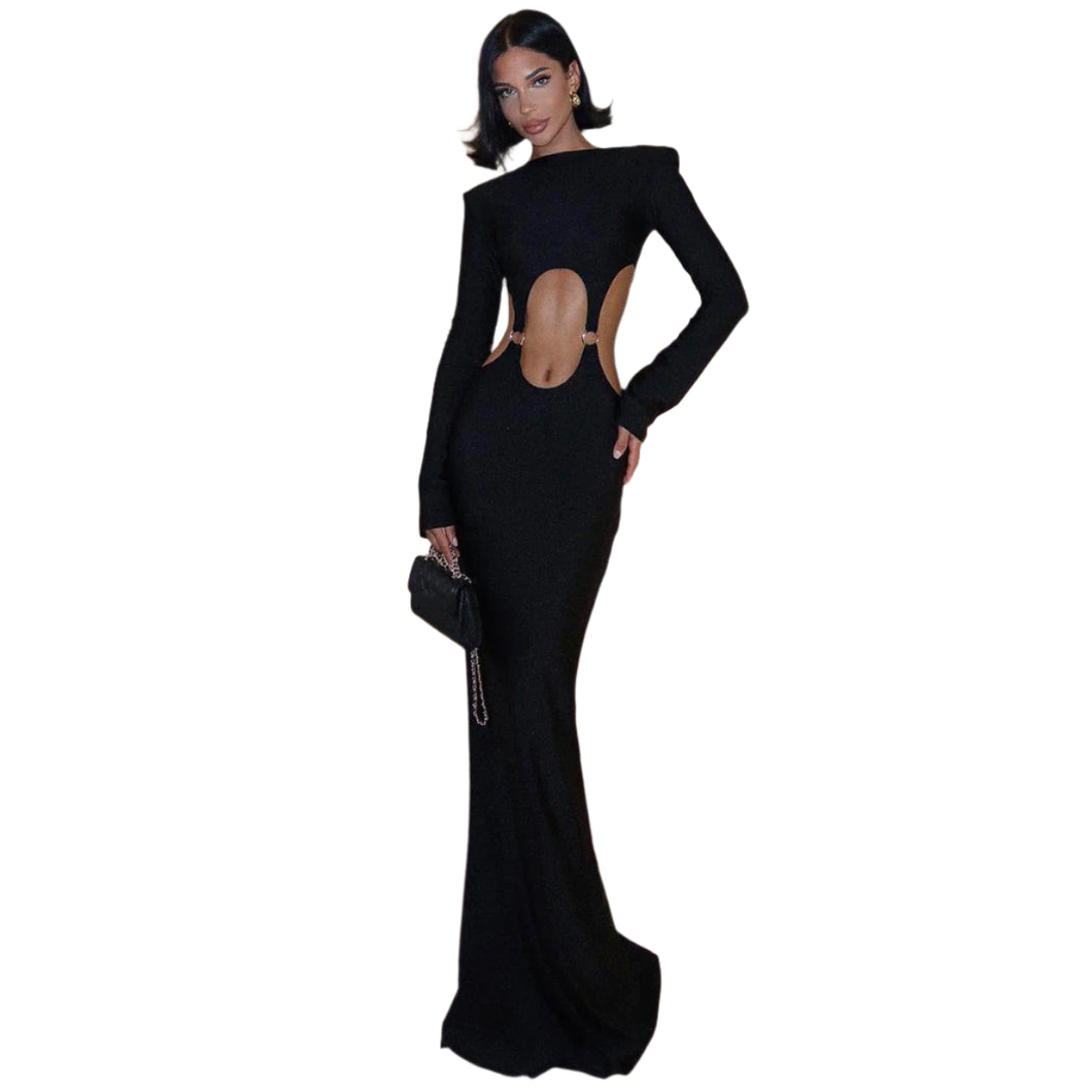 Hollow Out Loop Dress-Modern Baby Las Vegas