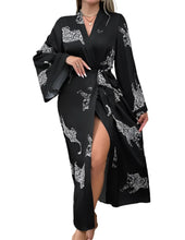 Load image into Gallery viewer, Satin Cheetah Print Robe
