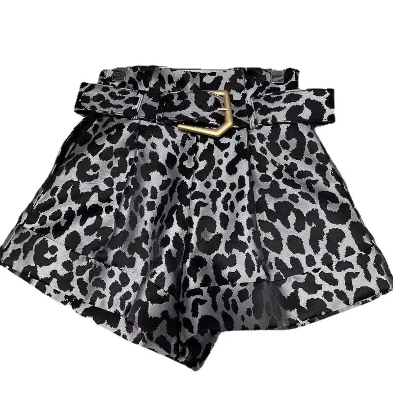 Leopard Print Shorts