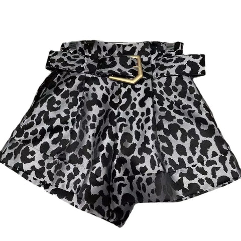 Leopard Print Shorts