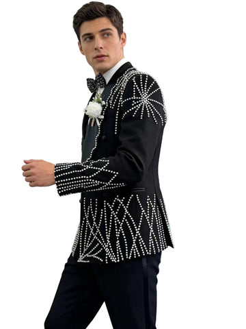 Luxury Crystal Lined Suit