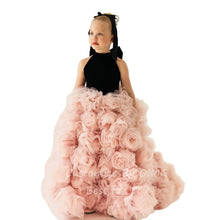 Load image into Gallery viewer, Rose Bottom Flower Girl Dress
