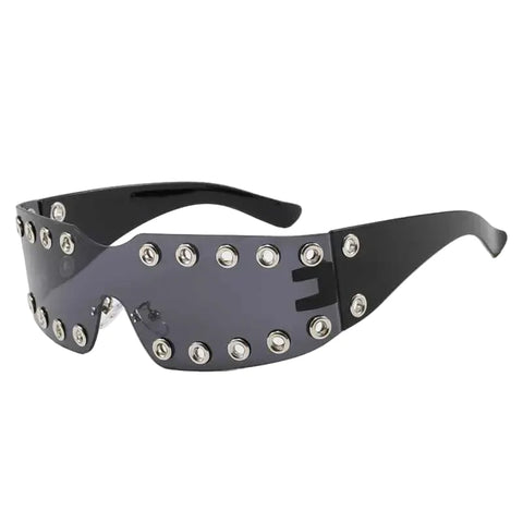Rimless Grommet Sunglasses