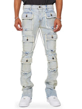 Load image into Gallery viewer, Multi-Pocket Denim Cargo Pants | Modern Baby Las Vegas
