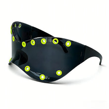 Load image into Gallery viewer, Y2K Punk Futuristic Grommet Sunglasses
