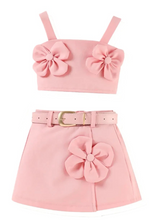 Load image into Gallery viewer, 3D Floral Skirt Set
