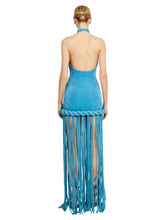 Load image into Gallery viewer, Halter Rope Fringe Dress
