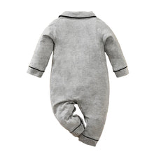 Load image into Gallery viewer, Grey Pajama Romper
