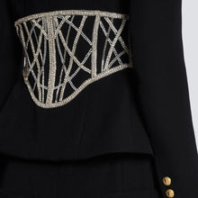 Load image into Gallery viewer, Diamond Corset Blazer Jacket

