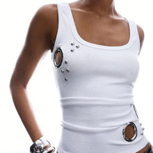 Load image into Gallery viewer, Grommet Rivet Tank Top
