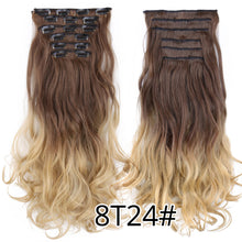 Load image into Gallery viewer, 6 Piece Synthetic Clip-In Hair Extensions
