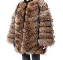 Load image into Gallery viewer, Ribbed Fur Coat
