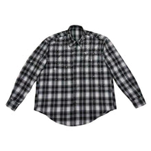 Load image into Gallery viewer, Crystal Ombre Speckled Plaid Top
