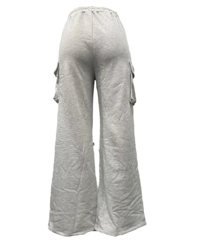 Wide-Leg Large Pocket Sweatpants-Modern Baby Las Vegas
