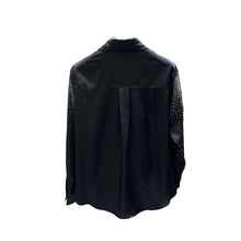 Load image into Gallery viewer, Crystal Speckled Collared Top
