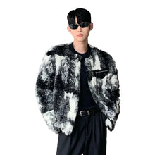 Load image into Gallery viewer, Tie Dye Faux Fur Coat
