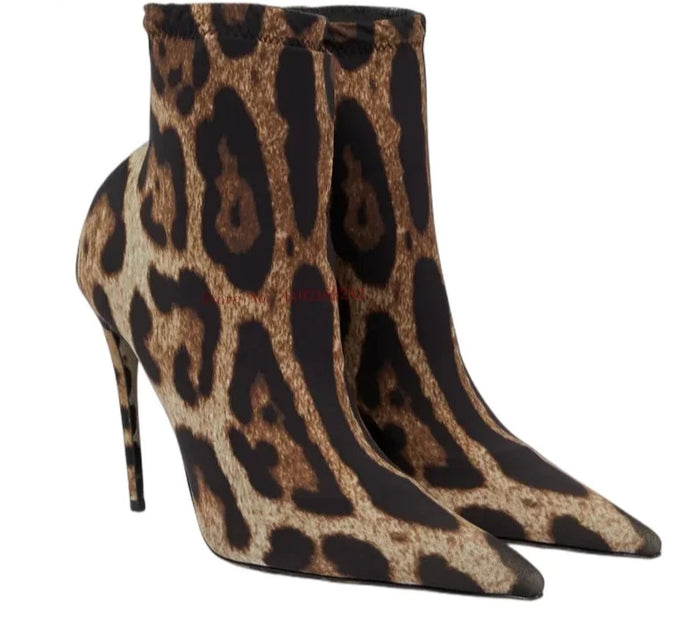 Leopard Sock Boots- Modern Baby Las Vegas