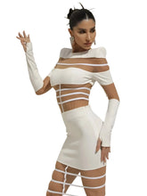 Load image into Gallery viewer, Mesh Patch Cage Dress
