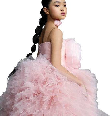 Luxury Floral Design Flutter Dress-Modern Baby Las Vegas