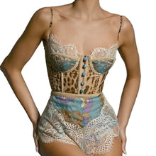 Load image into Gallery viewer, Paisley Patch Leopard Short Set
