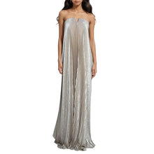 Load image into Gallery viewer, Pleated Strapless Dress
