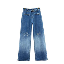 Load image into Gallery viewer, Starry Sky Beaded Denim Jeans
