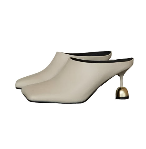 Square Toe Mule Shoes-Modern Baby Las Vegas