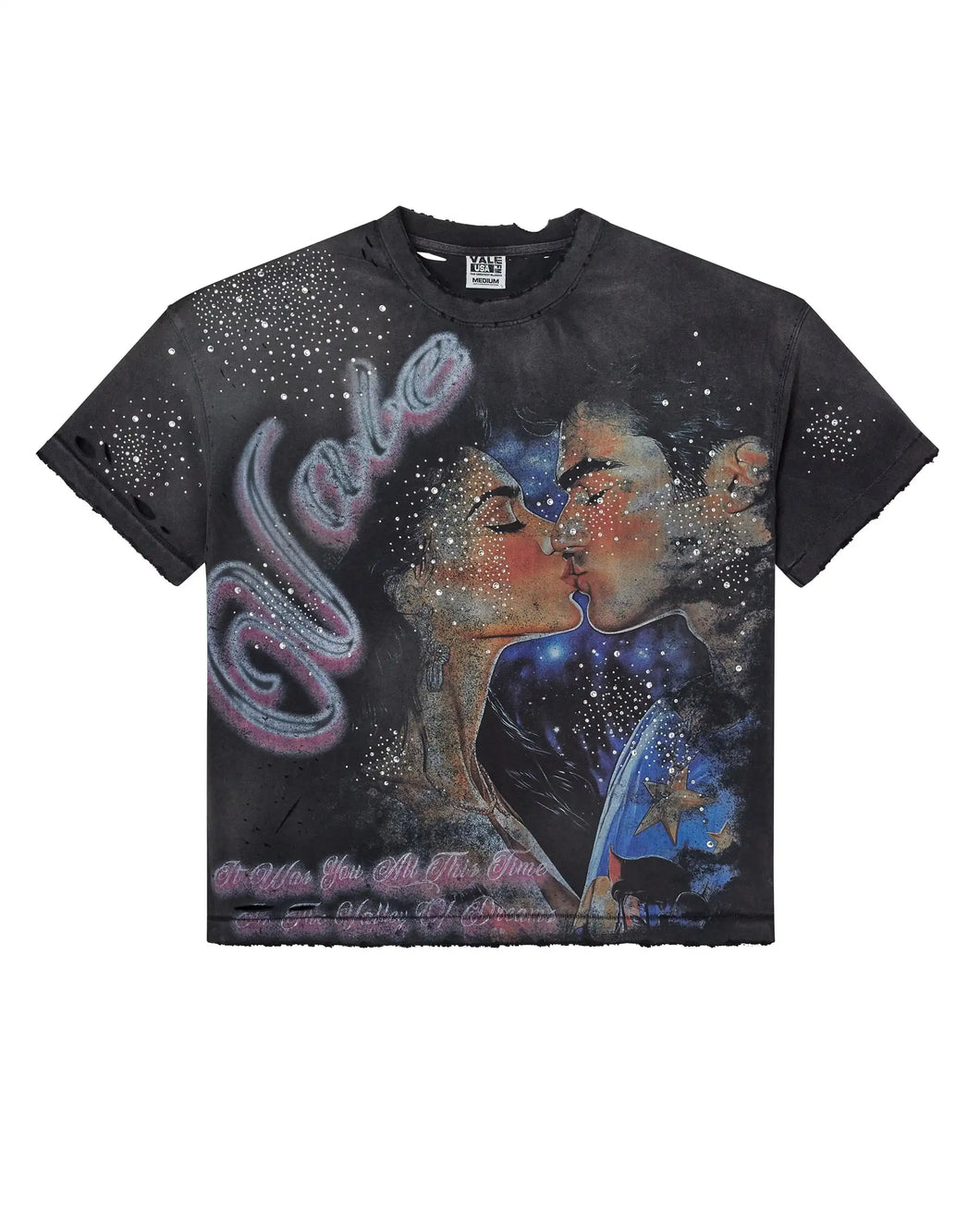 Crystal Speckled Kiss Top
