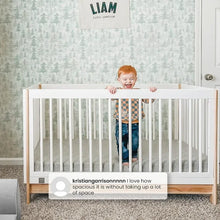 Load image into Gallery viewer, Two Color Wood 4-In-1 Convertible Crib
