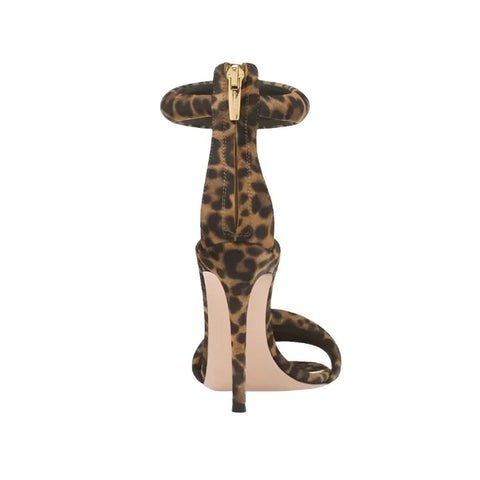 Leopard Puffer Sandals-Modern Baby Las Vegas