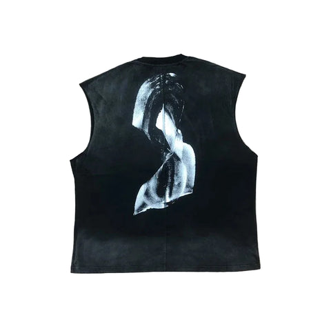 Sleeveless Art Tank Top
