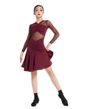 Load image into Gallery viewer, Mesh Sleeve Hollow Out Dress
