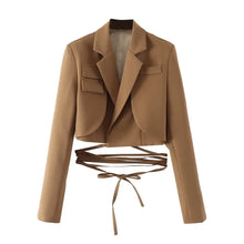 Load image into Gallery viewer, Bandage Blazer Top
