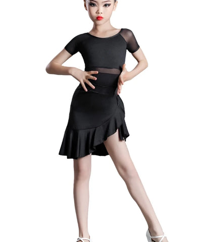 Patch Mesh Ruffle Dress Set-Modern Baby Las Vegas