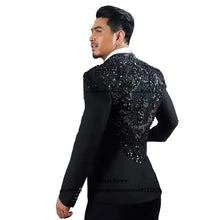 Load image into Gallery viewer, Black Crystal Tuxedo
