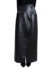 Load image into Gallery viewer, Button Leather Skirt
