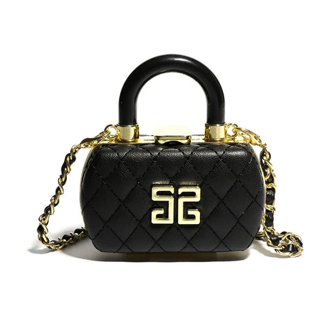 Luxury Gold Quilted Handbag-Modern Baby Las Vegas