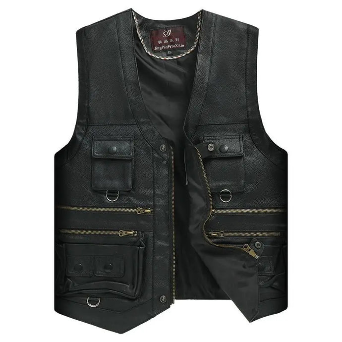 Leather Pocket Vest-Modern Baby Las Vegas