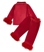 Load image into Gallery viewer, Fuzzy Christmas Pajama Set

