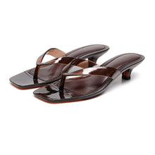 Load image into Gallery viewer, Jelly Kitten Heel Sandals
